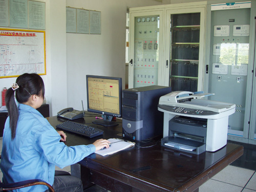 110KV变电所控制室